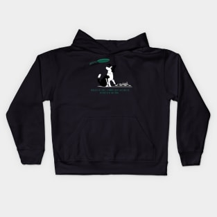 Border Collie playing chess Kids Hoodie